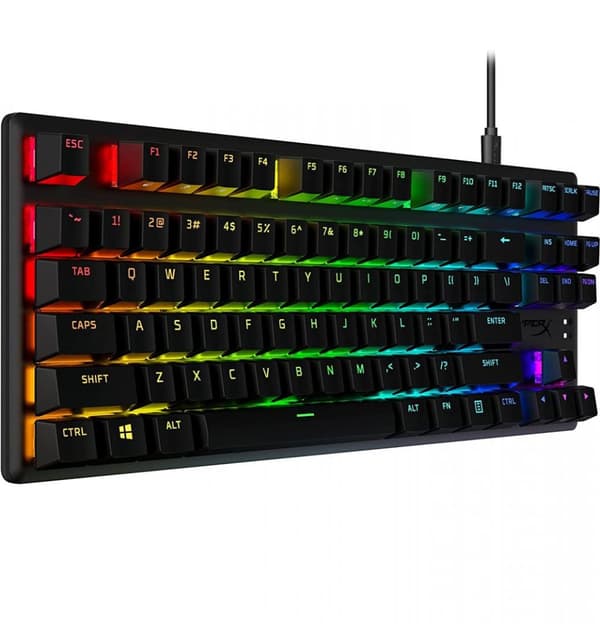 Klaviatūra HyperX Alloy Origins PBT Red musta