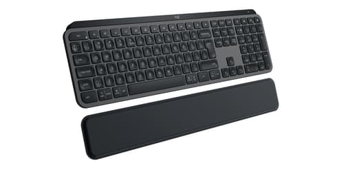 Keyboard Logitech MX Keys S, Bluetooth, Palm Rest, Graphite Grafitt