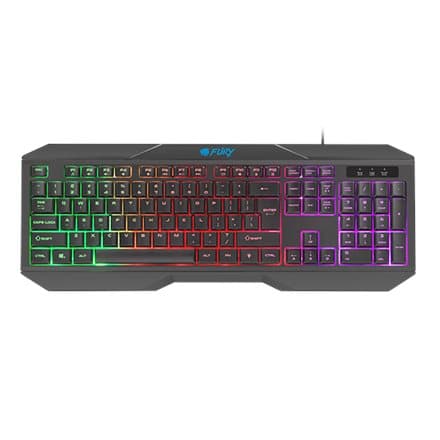 4IN1 FURY THUNDERSTREAK 3.0 GAMING SET KEYBOARD+MOUSE+HEADPHONES+PAD RU LAYOUT