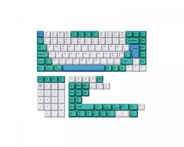 PBT Keycap set ISO Nordic - Iceberg