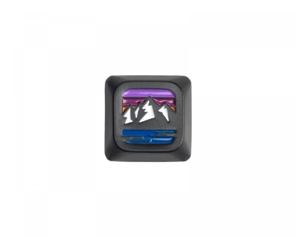 Zinc Alloy Low Profile LSA Artisan Keycap - Mountain