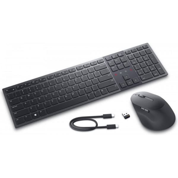 Dell Premier Collaboration Keyboard and Mouse KM900 -tastatur og mus, grafit