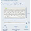 Miniatyrbild 7 av 11: R-Go Compact Break - ergonomiskt tangentbord, trådlöst, vitt