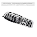 Miniatyrbillede 3 af 8: INF Logitech MK350 trådløst Bluetooth-tastaturbeskytterskind