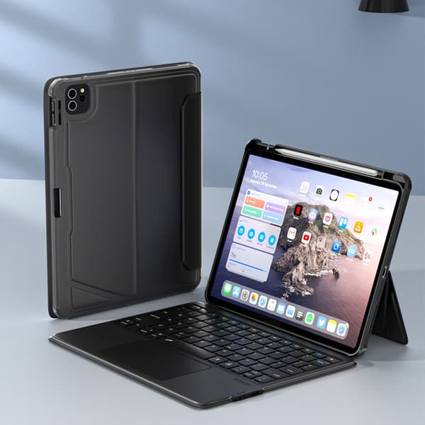 INF Magneettinen näppäimistökuori iPad 10. sukupolvelle 10,9 tuumaa - musta