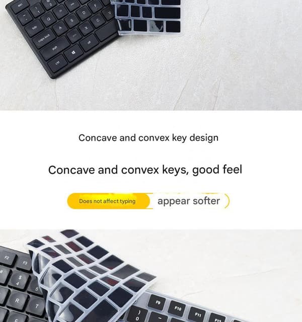 Velegnet til Philips Wireless Keyboard Cover Film SPT6103/SPT6315, Desktop Dust Cover C315