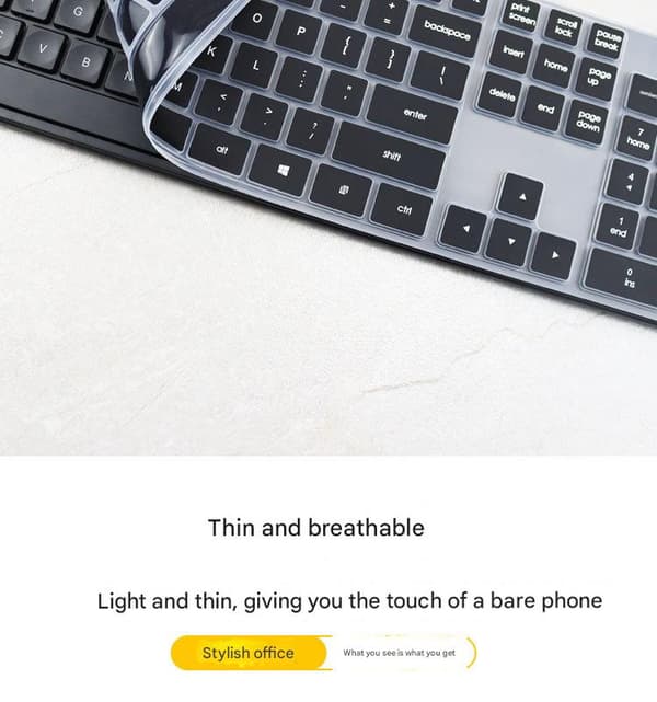 Velegnet til Philips Wireless Keyboard Cover Film SPT6103/SPT6315, Desktop Dust Cover C315