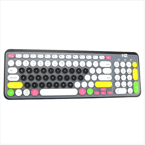 INF Silikonisuoja Logitech K780 -näppäimistölle Musta