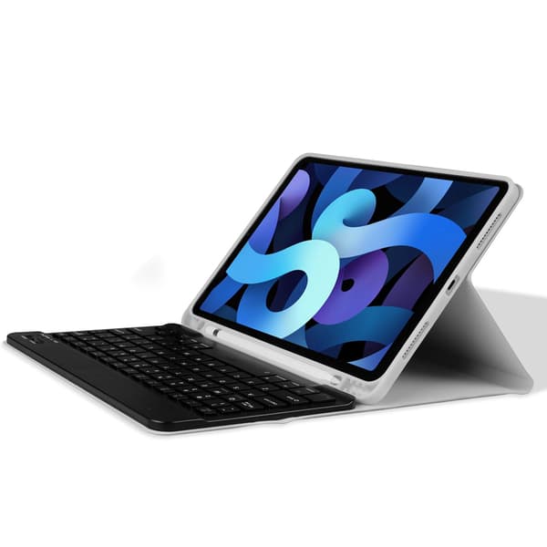 INF Tangentbordsfodral med pennhållare för iPad 7/8/9 (10,2 tum) Grå