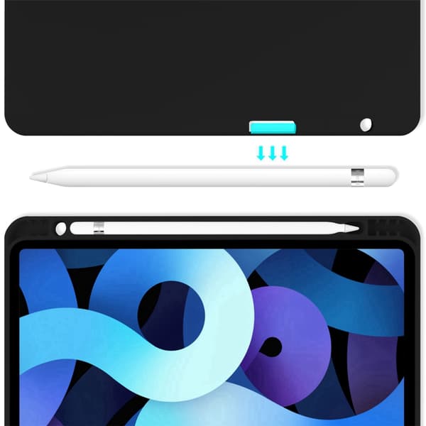 INF Tangentbordsfodral med pennhållare för iPad 7/8/9 (10,2 tum) Grå