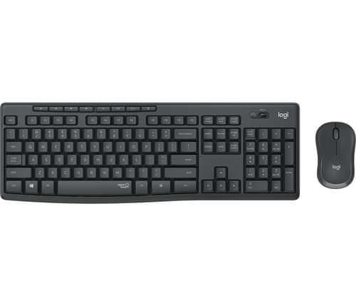 Logitech MK295 Silent Wireless Combo Grafitt
