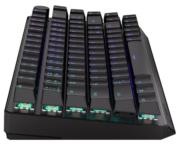 Endorfy herní klávesnice Thock 75% Wireless Black /RGB/ black sw. / bezdrátová / CZ / SK lay. / zkrácená /černá