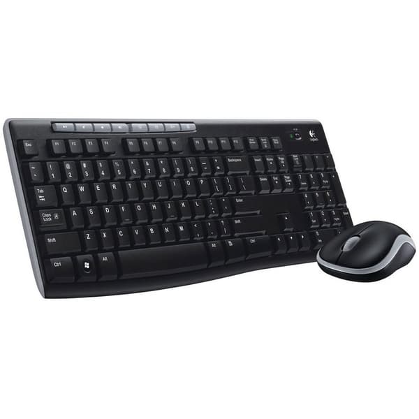 Logitech Wireless Combo MK270 Sort
