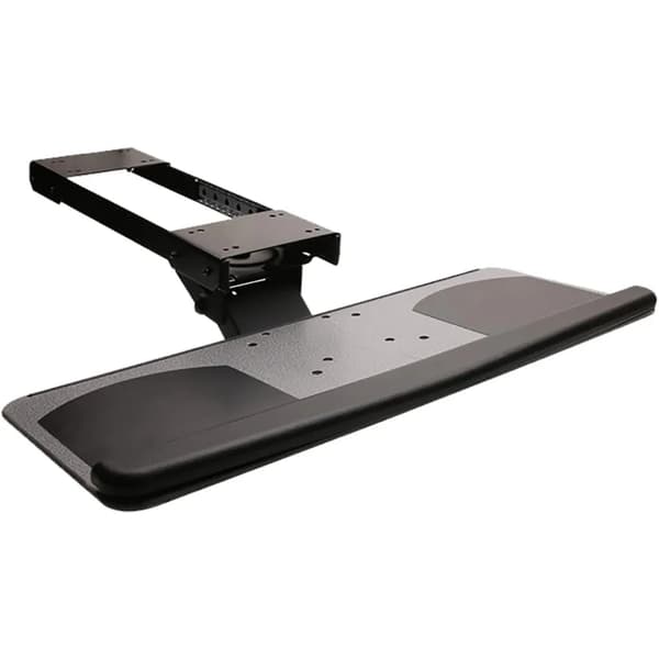 Tangentbordslåda under skrivbord, ergonomisk design, justerbar höjd,svart