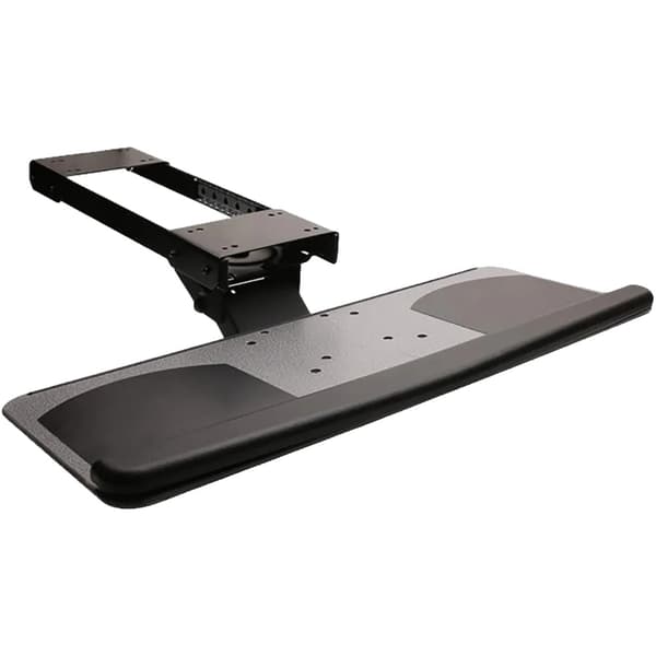 Tangentbordslåda under skrivbord, ergonomisk design, justerbar höjd,svart