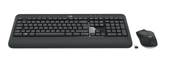 Logitech MK540 Advanced - Sats med tangentbord och mus - trådlös - 2.4 GHz - Danska/finska/norska/svenska