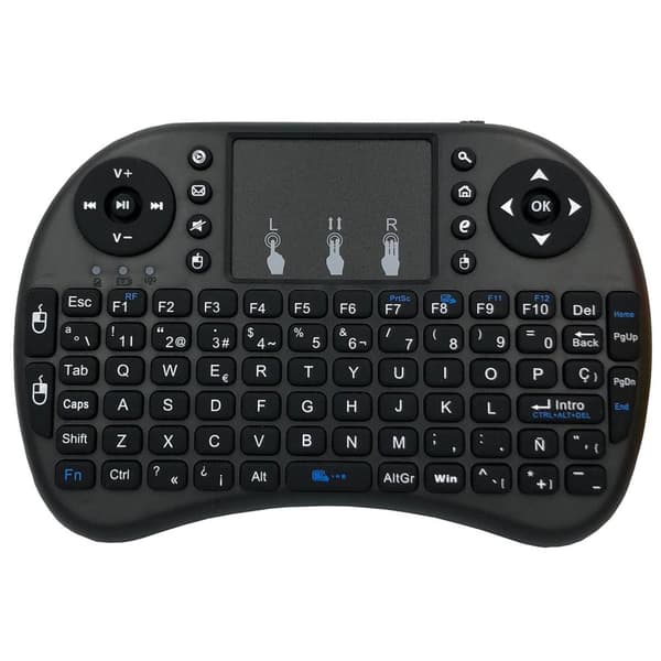 Langaton Mininäppäimistö - QWERTY (Musta)