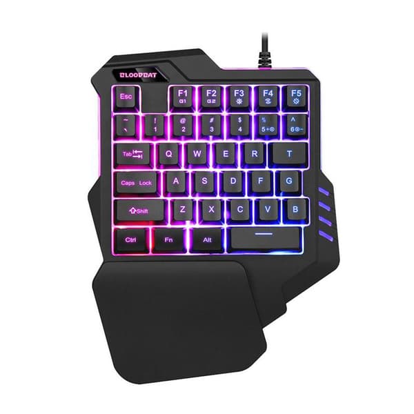 Enhands Gaming Tangentbord med belysning  - 7 RGB färger