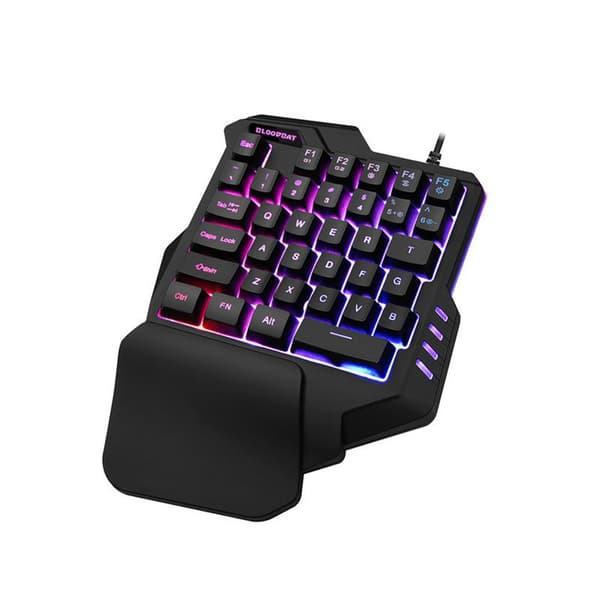 Enhands Gaming Tangentbord med belysning  - 7 RGB färger
