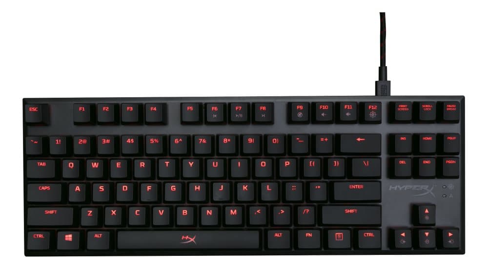 HyperX Alloy FPS Pro mekaniskt gaming tangentbord, MX röd, svart