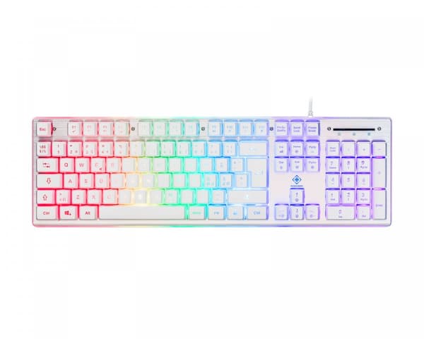 WK75 RGB Tastatur - Hvit