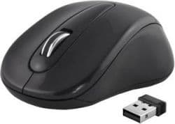 Titanum TORPEDO 3D - Mus - optisk - 3 knappar - trådlös - 2.4 GHz - svart