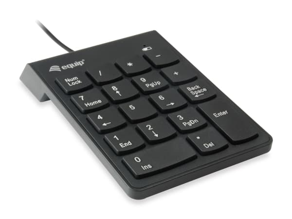 Equip 245205 Numeerinen näppäimistö Universaali USB Musta musta