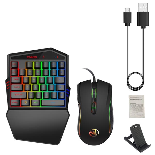 HXSJ K88 Langaton Gaming TNäppäimistö + Langallinen Hiiri