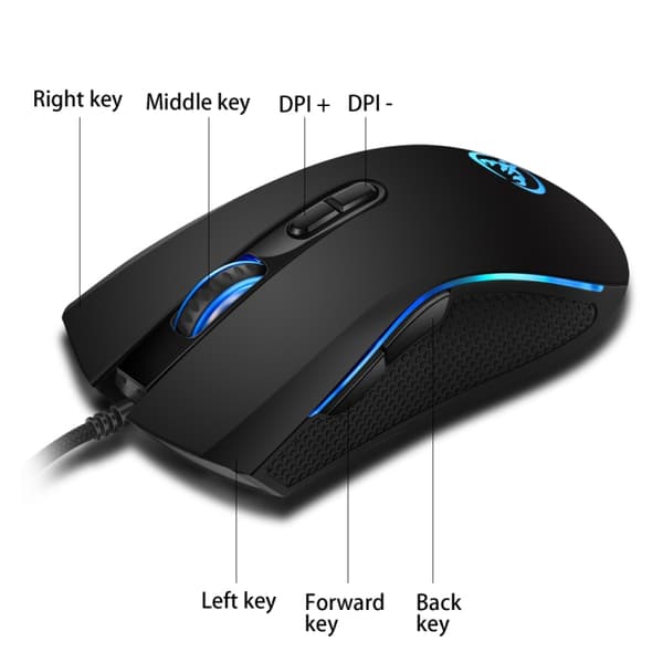 HXSJ K88 Langaton Gaming TNäppäimistö + Langallinen Hiiri