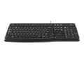 Miniatyrbilde 4 av 5: Logitech Desktop MK120 tastatur Mus inkludert USB Russisk Sort