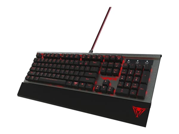 Patriot Viper V730 - Tangentbord - bakgrundsbelyst - USB - tangentbrytare: Kailh Brown - svart - detaljhandel Svart
