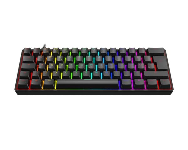 Aeon RGB Hotswap PBT Gaming Tangentbord [Gateron Optical Brown] - Svart