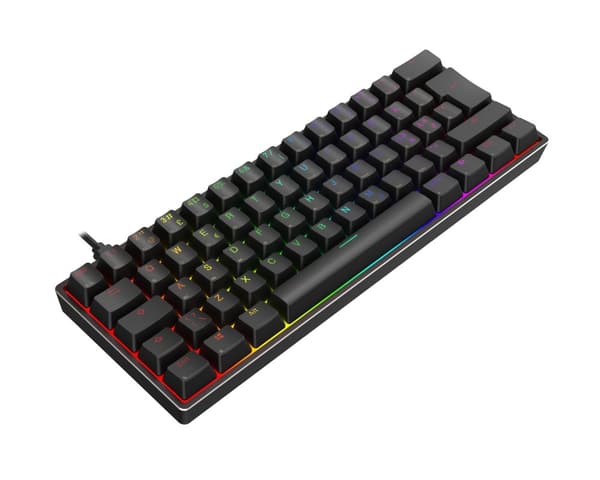 Aeon RGB Hotswap PBT Gaming Tangentbord [Gateron Optical Brown] - Svart
