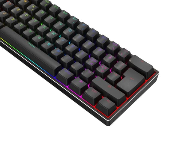 Aeon RGB Hotswap PBT Gaming Tangentbord [Gateron Optical Brown] - Svart