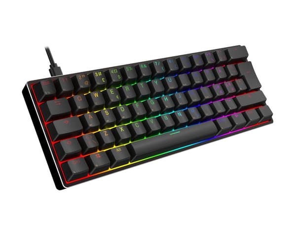 Aeon RGB Hotswap PBT Gaming Tangentbord [Gateron Optical Brown] - Svart