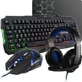 Pikkukuva 1 / 4: G-LAB KOMBO ARGON Bakgrundsbelyst prestanda Tangentbord FR + Mus Soft Touch-beläggning + KORP 100 Headset + Halkfri matta
