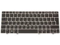 HP - Tangentbord - brittisk - för EliteBook 2570p