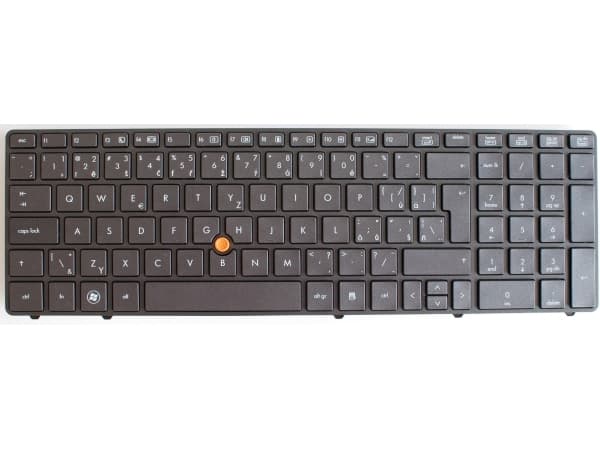 HP - Tastatur - bakbelysning - Tsjekkisk - for EliteBook 8560w Mobile Workstation