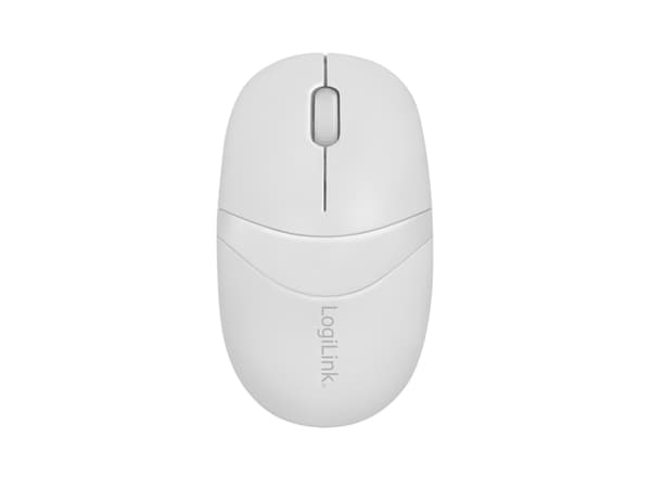LogiLink Keyboard Mouse Combo wireless, Standard, Kabel, USB, Hvid, Mus inkluderet - Tysk layout