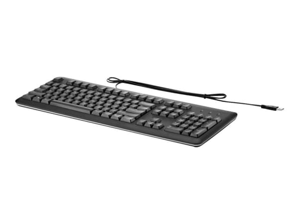 HP - Tastatur - USB - Svensk Sort