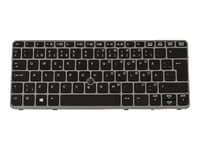 HP DualPoint - Ersättningstangentbord för bärbar dator - med pekpinne - finska - för EliteBook 820 G2 Notebook