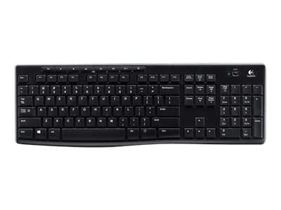 Logitech Wireless Keyboard K270 - Tastatur - trådløs - 2.4 GHz - US / Internationalt tastatur