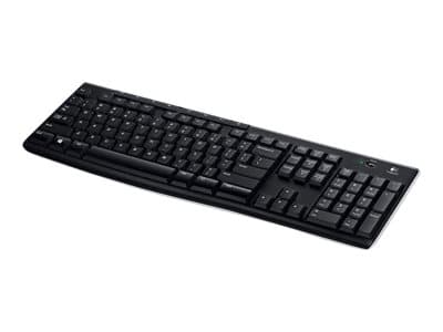 Logitech Wireless Keyboard K270 - Tastatur - trådløs - 2.4 GHz - US / Internationalt tastatur