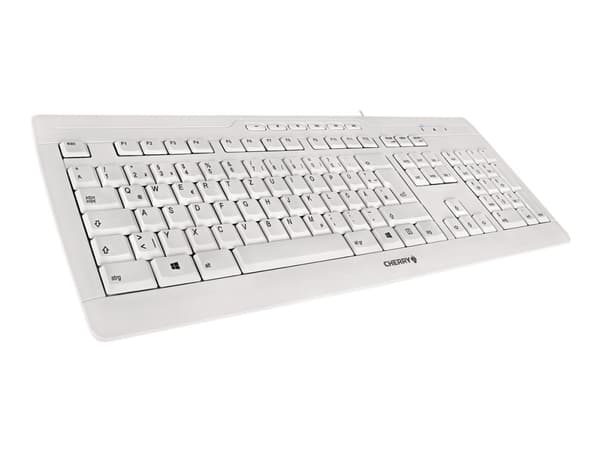CHERRY STREAM 3.0 - Tastatur - USB - Italiensk - tastsvitsj: CHERRY SX - lysegrå
