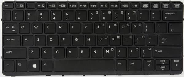HP 766641-A41, Tangentbord, Belgiskt, Tangentbord med bakgrundsbelysning, HP, Pro X2 612
