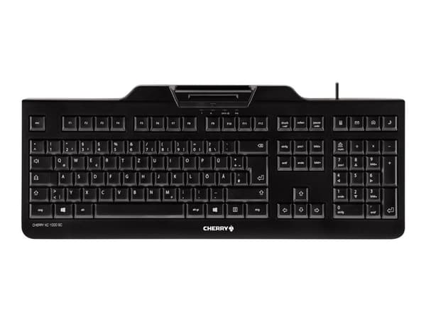 CHERRY KC 1000 SC näppäimistö USB QWERTY Englanti (UK) Musta