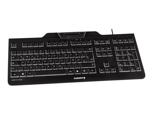 CHERRY KC 1000 SC näppäimistö USB QWERTY Englanti (UK) Musta
