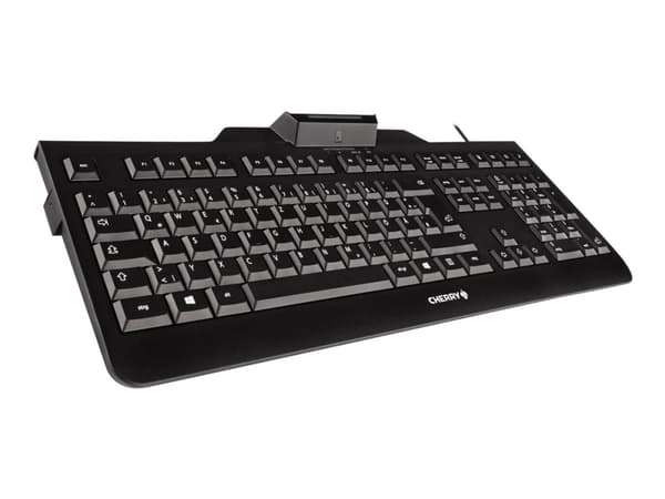 CHERRY KC 1000 SC näppäimistö USB QWERTY Englanti (UK) Musta musta