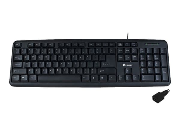 Tracer Maverick, Täysikokoinen (100 %), USB + PS/2, Kalvokytkin, Musta musta