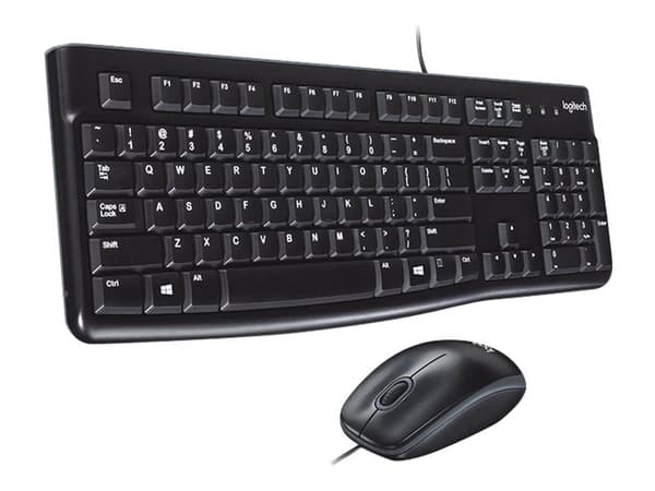 Logitech Desktop MK120 - Tastatur- og mussett - USB - Fransk